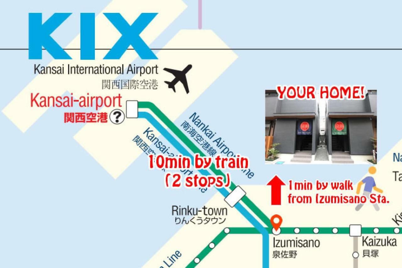 איזומי-סנו Apartment Hotel Stay The Osaka מראה חיצוני תמונה